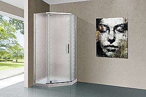 Душевой уголок Vincea Stresa VSP-1S900CH 90x90 стекло шиншилла/профиль хром купить в интернет-магазине Sanbest