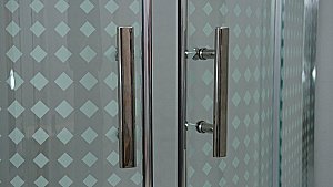 Душевой уголок TIMO TL-8001 80x80 стекло прозрачное с рисунком купить в интернет-магазине Sanbest