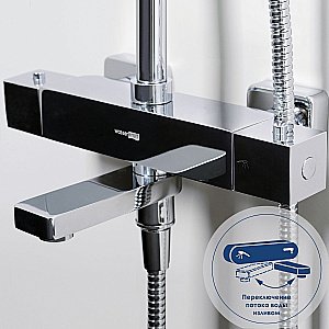 Душевая система WasserKRAFT A19901 Thermo купить в интернет-магазине сантехники Sanbest