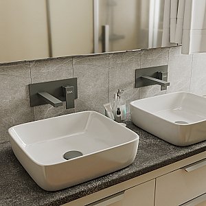 Смеситель для раковины D&K Bayern.Liszt DA1514406 серый графит купить в интернет-магазине сантехники Sanbest