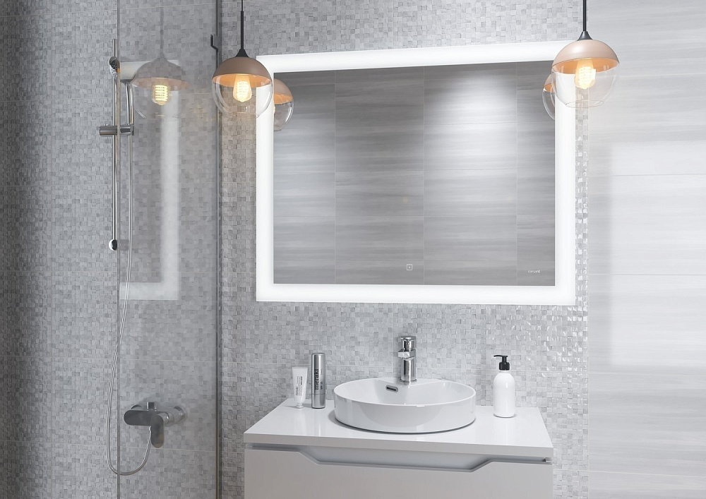 Зеркало CERSANIT LED KN-LU-LED030*100-d-Os в ванную от интернет-магазине сантехники Sanbest
