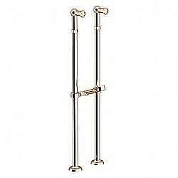 Комплект ножек для напольной установки смесителя Gattoni Accessori 1545/00 2шт золото 24кт купить в интернет-магазине сантехники Sanbest