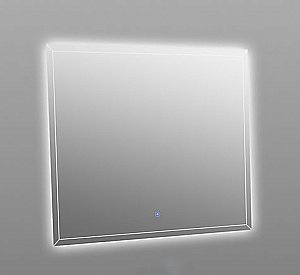 Зеркало с LED-подсветкой Black&White UNIVERSE U909.1000MR 100X80 в ванную от интернет-магазине сантехники Sanbest