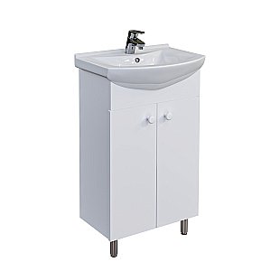 Мебель для ванной Grossman ЭКО 60 106051-2 с зеркалом, белый для ванной в интернет-магазине Sanbest