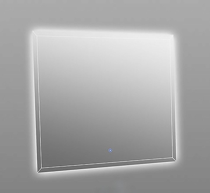 Зеркало с LED-подсветкой Black&White UNIVERSE U909.1000MR 100X80 в ванную от интернет-магазине сантехники Sanbest