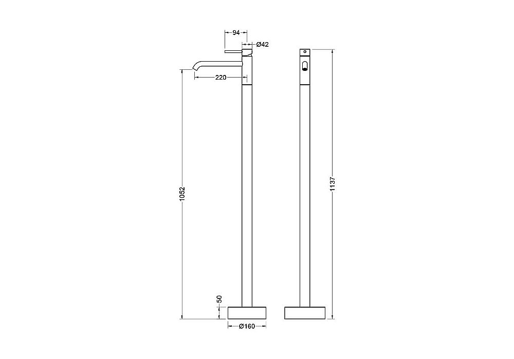 Смеситель для раковины Европа AQ1309CR хром купить в интернет-магазине сантехники Sanbest