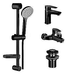 Набор смесителей Boch Mann IDA B 10430 черный матовый купить в интернет-магазине сантехники Sanbest