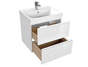 Мебель для ванной Cersanit Moduo 60 белая для ванной в интернет-магазине Sanbest