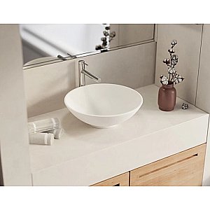 Раковина накладная WhiteCross JADE 40,5 0703.040040.200 белая матовая купить в интернет-магазине Sanbest