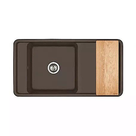 Мойка кухонная Акватон Беллис 97 кофе купить в интернет-магазине сантехники Sanbest