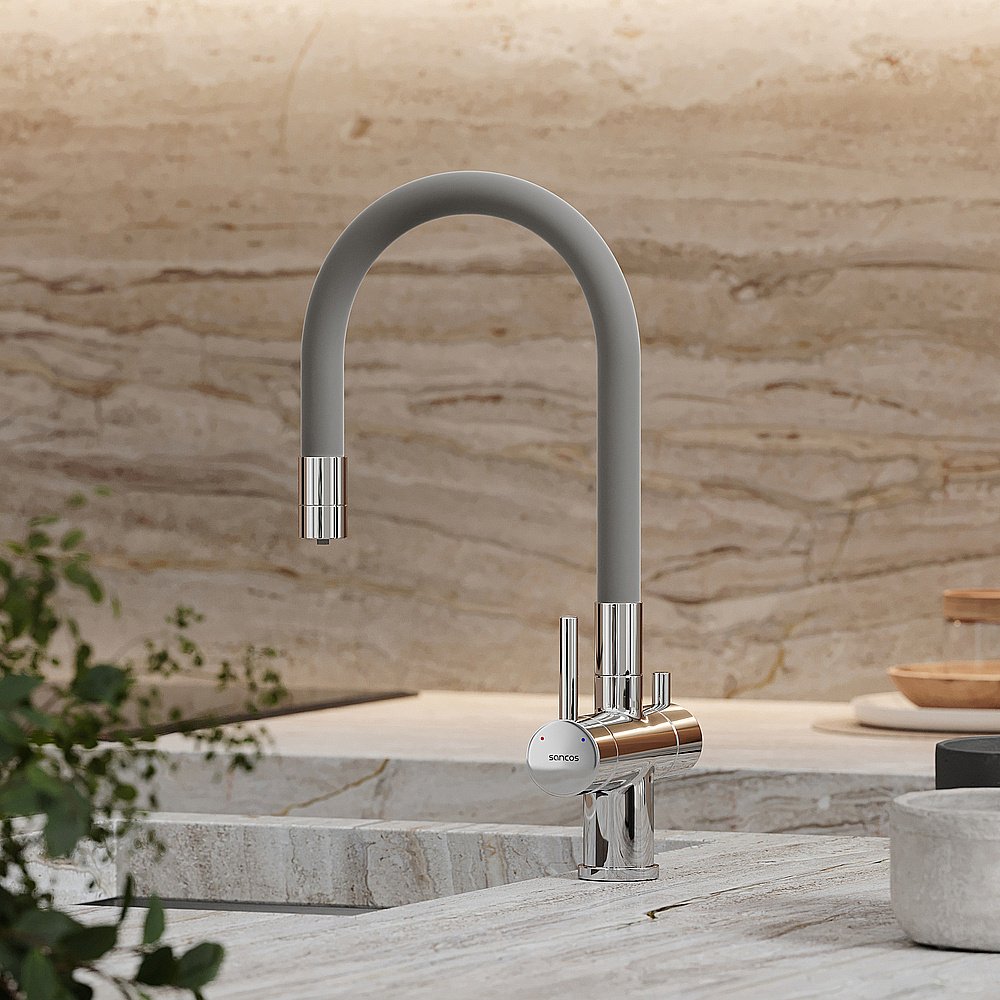 Смеситель для кухни Sancos Lucia SC4004CH хром купить в интернет-магазине сантехники Sanbest