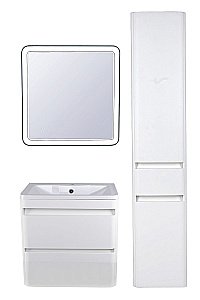 Тумба с раковиной Style Line Атлантика 60 подвесная для ванной в интернет-магазине Sanbest