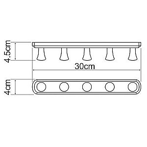 Крючок WasserKRAFT К-1075 купить в интернет-магазине сантехники Sanbest