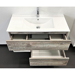 Тумба с раковиной Comforty Турин 90М дуб бежевый для ванной в интернет-магазине Sanbest