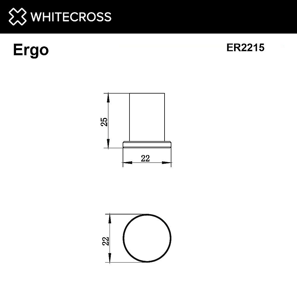 Крючок WhiteCross Ergo ER2215GL золото купить в интернет-магазине сантехники Sanbest