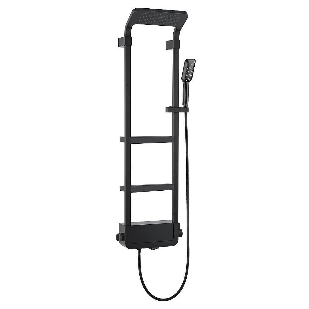 Душевая панель Black&White SEASONS Velvet Black W1220 черная купить в интернет-магазине сантехники Sanbest