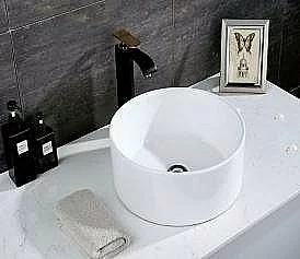 Раковина накладная Ceramalux N 40,5 9011 белая купить в интернет-магазине Sanbest