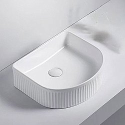 Раковина накладная RGW GS-40 80121040-01 белая купить в интернет-магазине Sanbest