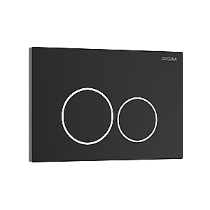 Кнопка для инсталляции Grossman Galaxy 700.K45.01.210.210 RUS черная матовая купить в интернет-магазине сантехники Sanbest