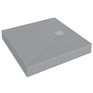 Душевой поддон Good Door Strike КВ 100х100 ЛП00489 серый купить в интернет-магазине Sanbest