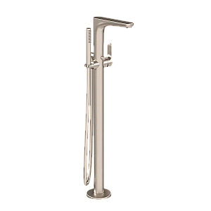 Смеситель для ванны VitrA Root Round A4274134EXP с ручным душем, брашированный никель купить в интернет-магазине сантехники Sanbest