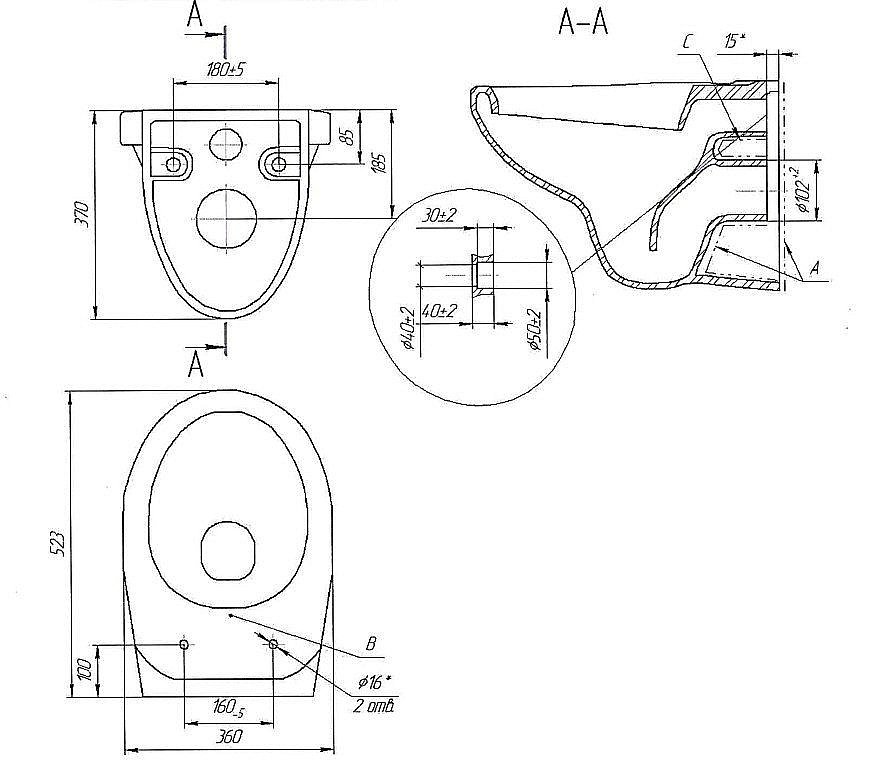 Унитаз подвесной Cersanit DELFI S-SET-DEL/Black/TPL/Cg-w с инсталляцией, с крышкой микролифт купить в интернет-магазине Sanbest
