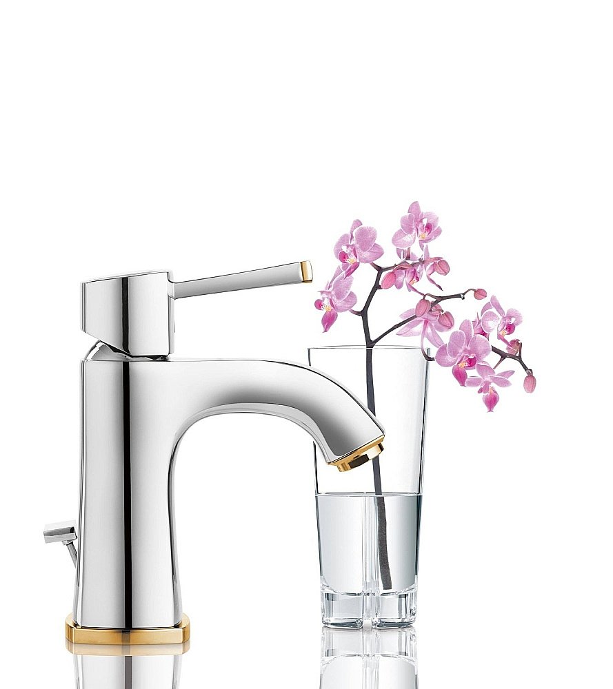 Смеситель для раковины Grohe Grandera 23303IG0 хром/золото купить в интернет-магазине сантехники Sanbest