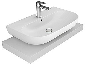 Раковина Bien Vokha 70 MDLS07001FD1W5000 белая купить в интернет-магазине Sanbest