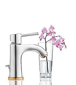 Смеситель для раковины Grohe Grandera 23303IG0 хром/золото купить в интернет-магазине сантехники Sanbest