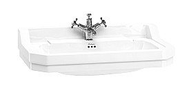 Раковина Burlington Edwardian B18 1TH с одним отверстием под смеситель купить в интернет-магазине сантехники Sanbest