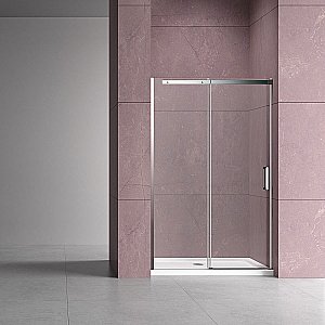 Душевая дверь Vincea Dice 110 VDS-4D110CL стекло прозрачное/профиль хром купить в интернет-магазине Sanbest