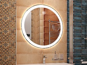 Зеркало Континент Aroma ЗЛП436 78x78 в ванную от интернет-магазине сантехники Sanbest