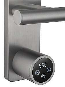 Полотенцесушитель электрический WONZON & WOGHAND NÜRNBERG, Брашированный никель (WW-AL342-BR) купить в интернет-магазине сантехники Sanbest