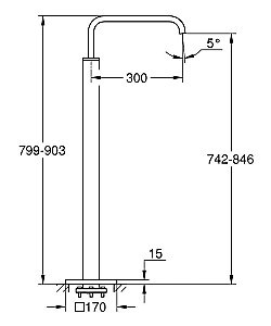 Излив для ванны GROHE Allure 13218 000 купить в интернет-магазине сантехники Sanbest