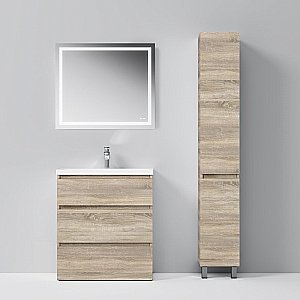 Пенал подвесной AM.PM Gem S 40 светлое дерево для ванной в интернет-магазине сантехники Sanbest