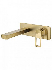 Смеситель для раковины встраиваемый WONZON & WOGHAND FRAME, Брашированное золото (WW-88869010- BG) купить в интернет-магазине сантехники Sanbest