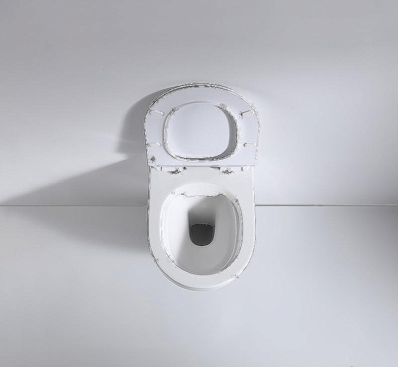 Унитаз подвесной beWash Minimal BKWHR003480 белый, безободковый, с крышкой микролифт купить в интернет-магазине Sanbest