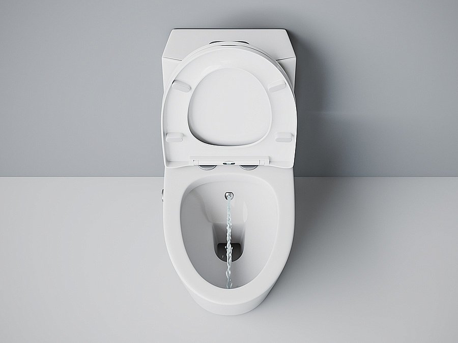 Унитаз-моноблок с функцией биде Laguraty 2100AC с крышкой микролифт купить в интернет-магазине Sanbest