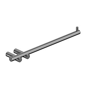 Полотенцедержатель Abber AA1854BGG оружейная сталь брашированная купить в интернет-магазине сантехники Sanbest