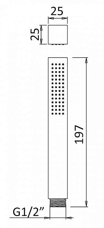 Душевая система Cezares Porta CD-SR золото купить в интернет-магазине сантехники Sanbest