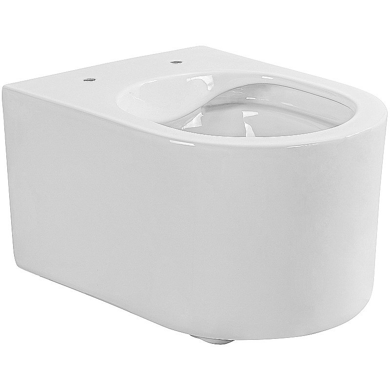 Унитаз подвесной Aquatek Мия AQ2004-00 белый, с крышкой микролифт, безободковый купить в интернет-магазине Sanbest