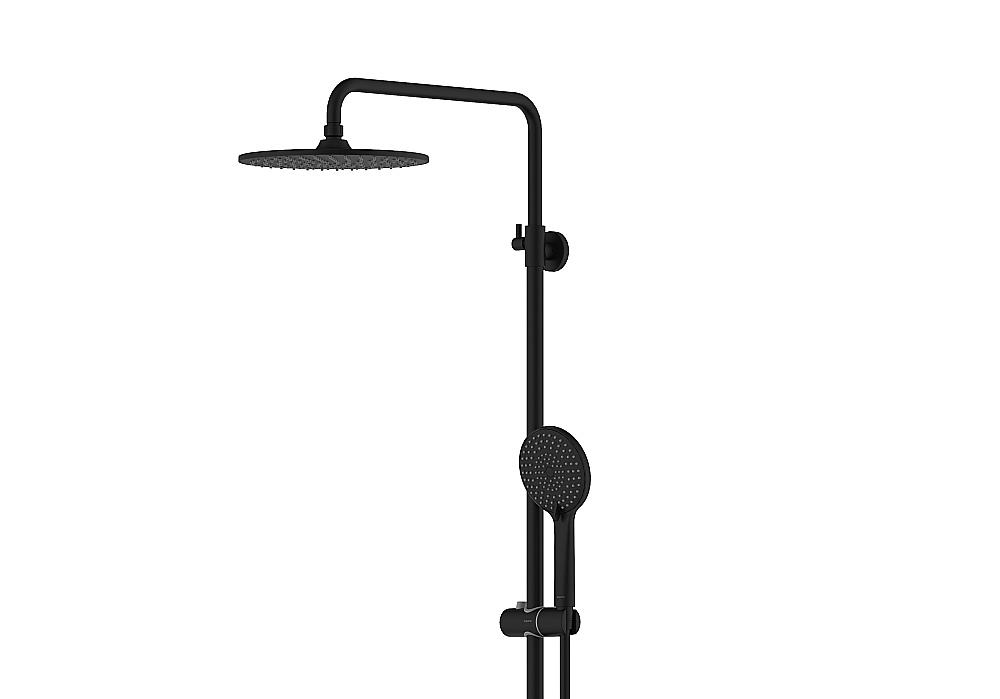 Душевая система Aquatek Ника AQ2860MB черная матовая купить в интернет-магазине сантехники Sanbest