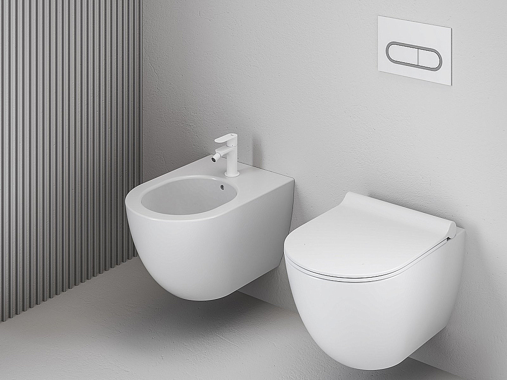 Смеситель для биде Ravak Eleganta EL 056.10WV X070258 белый вельвет купить в интернет-магазине сантехники Sanbest