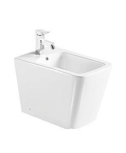 Биде напольное WeltWasser GELBACH 003GL-WT белый глянец купить в интернет-магазине Sanbest