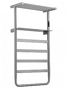 Полотенцесушитель электрический WONZON & WOGHAND DÜSSELDORF, Брашированный никель (WW-A208-BR) купить в интернет-магазине сантехники Sanbest