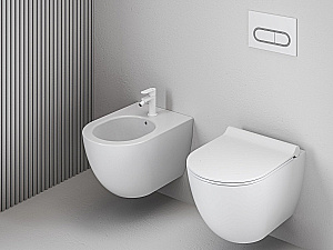 Смеситель для биде Ravak Eleganta EL 056.10WV X070258 белый вельвет купить в интернет-магазине сантехники Sanbest