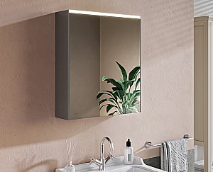 Зеркальный шкаф VitrA Core 66909 60 антрацит купить в интернет-магазине сантехники Sanbest