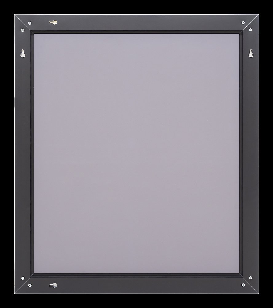 Зеркало Misty MARS 70x80 черное матовое в ванную от интернет-магазине сантехники Sanbest