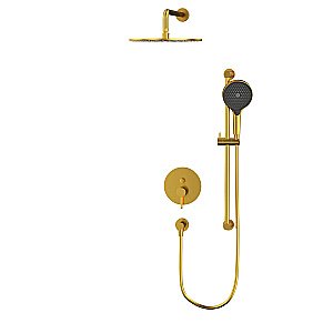 Душевая система WhiteCross Y YSET05TOPGLB золото брашированное купить в интернет-магазине сантехники Sanbest