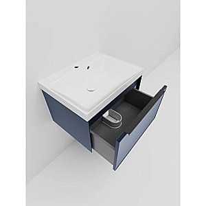 Тумба с раковиной La Fenice Simpla 60 FNC-01-SIM-BG-60 синяя матовая для ванной в интернет-магазине Sanbest